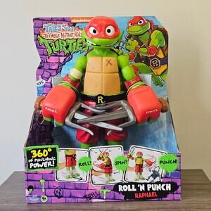 Teenage Mutant Ninja Turtle Roll N Punch Raphael NWT